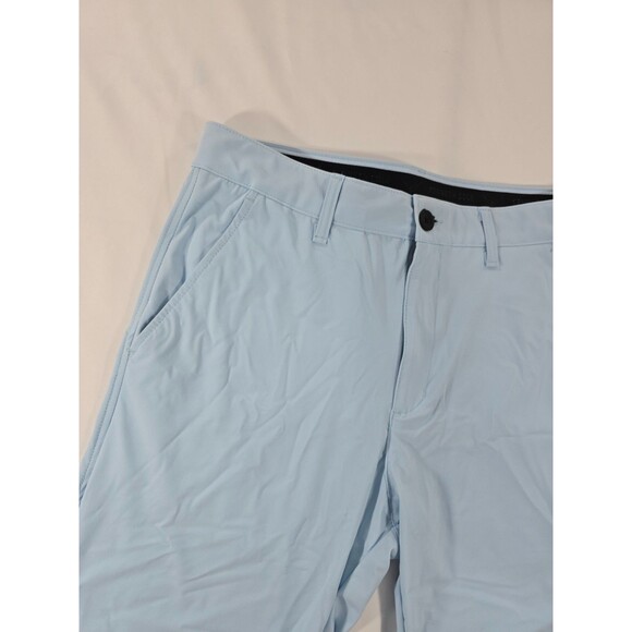 Kenneth Cole Golf Men's Baby Blue Golf Shorts Size 32 Athletic Flat Front - Picture 2 of 10
